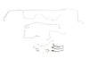 Ford Mustang Brake Line Kits 8pcs with Rubber Brake Hose Kit 3pcs Power Disc - V8 - 9 in Axle - Buil - image 1