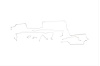 Ford Mustang Brake Line Kits 8pcs Cobra Only Factory Rear Disc -1993 - image 1