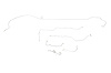 Ford Mustang Brake Line Kits 6 pcs Power Drum - Factory Dual Exhaust -1966 - image 1