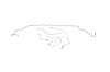 Chevrolet Nova Brake Line Kits Standard Disc -1970 - image 1