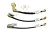 Ford Mustang Rubber Brake Hose Front Disc 3 Pc. - Includes Brackets- 1971 1972 - image 1