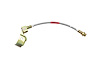 Ford Mustang Stainless Braided Flex Hose Rear Center All Axles -1971 1972 1973 - image 1