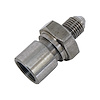 SBH8069 Brake Hose Fitting -3AN Male to 12mm X 1.0 ISO Female Concave - image 1