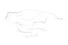 Oldsmobile 442 Brake Line Kits Hardtop - Standard Drum -1968 1969 - image 1