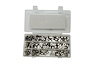 Stainless Steel Tube Nut Kit 30 3/8-24 Male 3/16 in Tube 14 7/16-24 Male for 1/4 in Tube 10 9/16-18 - image 1