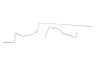Ford Thunderbird Fuel Supply Line -1965 1966 - image 1