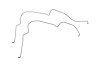 Ford Torino Fuel Return Line -1970 1971 - image 1