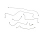 Triumph TR4A Brake Line Kits Rigid Rear Suspension -1965 1966 1967 - image 1