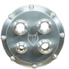 P38 Collection Heater And A/C Bulkhead Round Satin Bulkhead Plate - image 1