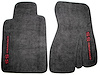 10446 Front Carpet Floor Mats, 1993-2002 Chevy Camaro, Ebony / CAMARO SS Logos - image 1