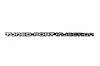 14083453 Tuned Port Injection Rear Bumper Emblem, 1982-1992 Chevy Camaro, Silver - image 1