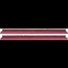 AUS161 Door Sill Plates, 1983-1992 Chevy Camaro/Pontiac Firebird, Pair, Red - image 2