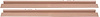 AUS163 Door Sill Plates, 1983-1992 Chevy Camaro/Pontiac Firebird, Pair, Light Saddle