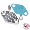 CBW-005 EGR Intake Block-Off Plate for Exhaust Manifolds, 1998-2000 Chevy Camaro/Pontiac Firebird, Billet Aluminum - image 1