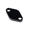 CBW-005B EGR Intake Block-Off Plate for Exhaust Manifolds, 1998-2000 Chevy Camaro/Pontiac Firebird, Billet Aluminum, Black - image 2