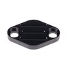 CBW-005B EGR Intake Block-Off Plate for Exhaust Manifolds, 1998-2000 Chevy Camaro/Pontiac Firebird, Billet Aluminum, Black - image 3