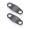 CBW-006 Smog/Air Pump Block-Off Plate for Exhaust Manifolds, 1998-2002 Chevy Camaro/Pontiac Firebird, Billet Aluminum - image 2