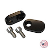 CBW-008B EGR Intake & Exhaust Block Off Plates, 1995-2002 Chevy Camaro/Pontiac Firebird 3.8L, Billet Aluminum, Black - image 1