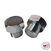 CBW-024 Smog/Air Block Off Plugs, 1995-1997 Chevy Camaro/Pontiac Firebird, Pair, Billet Aluminum - image 1