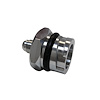 CBW-027-6 Valve Cover Oil Cap Adapter w/-6 AN Fitting, GM LS, Billet Aluminum - image 1