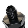 CBW-027-8B Valve Cover Oil Cap Adapter w/-8 AN Fitting, GM LS, Billet Aluminum, Black - image 4