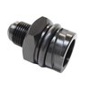 CBW-027B Valve Cover Oil Cap Adapter w/-10 AN Fitting, GM LS, Billet Aluminum, Black - image 2