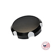 CBW-034B Windshield Washer Tank Cap, 1988-2002 Chevy Camaro/Pontiac Firebird, Billet Aluminum, Black - image 1