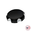 CBW-035B Brake Reservoir Cap, 1993-2002 Chevy Camaro/Pontiac Firebird, 1997-2004 Chevy Corvette, Billet Aluminum, Black - image 1