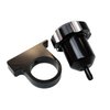 CBW-040B Clutch Reservoir w/Bracket & Cap, 1984-2002 Chevy Camaro/Pontiac Firebird, Billet Aluminum, Black - image 2