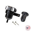 CBW-051B Universal Clutch Reservoir w/Bracket & Cap, Universal, Billet Aluminum, Black - image 1