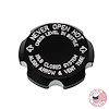 CBW-053B Radiator Cap Cover, 1993-2002 Chevy Camaro/Pontiac Firebird, Billet Aluminum, Black Hawks Motorsports
