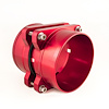 CBW-066R Ported Mass Air Flow Ends Pair, GM LT1 / GM LS1/LS6, Billet Aluminum, Red