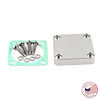 CBW-067 Fuel Pressure Regulator Block Off Kit, GM TBI, Billet Aluminum - image 1
