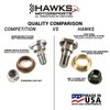 CBW-076-1 Non-Greaseable Door Hinge Repair Kit, 1993-2002 Chevy Camaro/Pontiac Firebird, Billet Aluminum - image 2