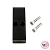 CBW-080B A/C Delete Block Off Plate, 1993-1997 Chevy Camaro/Pontiac Firebird, Billet Aluminum, Black