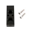 CBW-080B A/C Delete Block Off Plate, 1993-1997 Chevy Camaro/Pontiac Firebird, Billet Aluminum, Black - image 2