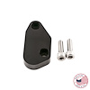 CBW-081B A/C Delete Block Off Plate, 1998-2002 Chevy Camaro/Pontiac Firebird, Billet Aluminum, Black - image 1
