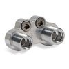 CBW-137 Sanden SD7B10/SD7 7176 A/C Compressor Adapter Fitting, Billet Aluminum - image 2