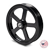 CBW-139B Power Steering Pulley, 2009-2015 Cadillac CTS-V, Billet Aluminum, Black