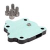 CBW-158B Vacuum Pump Delete Plate w/46030 NPT Port, GM Gen V LT, Billet Aluminum, Black - image 2