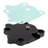 CBW-158B Vacuum Pump Delete Plate w/46030 NPT Port, GM Gen V LT, Billet Aluminum, Black - image 3