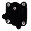 CBW-158B Vacuum Pump Delete Plate w/46030 NPT Port, GM Gen V LT, Billet Aluminum, Black - image 4