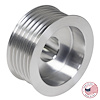 CBW-161B 0.1 Underdrive Alternator Pulley, GM LS, 6-Rib, Billet Aluminum, Black - image 1