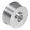 CBW-161B 0.1 Underdrive Alternator Pulley, GM LS, 6-Rib, Billet Aluminum, Black - image 3