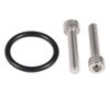CBW-163 Oil Supply Adapter w/Dual 1/8 in. NPT Top Ports, GM LS, Billet Aluminum - image 4