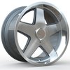 HM1810R15SET R15 Wheel Set [Size: 18"x10"] 1982-1992 Chevy Camaro/Pontiac Firebird, Silver Finish, w/Center Caps - image 2