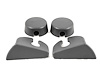 HT10193313K Rear Hatch Strut Cover Trim Kit, 1982-1992 Chevy Camaro/Pontiac Firebird, Gray - image 1