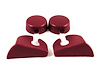 HT10193314K Rear Hatch Strut Cover Trim Kit, 1982-1992 Chevy Camaro/Pontiac Firebird, Red