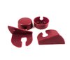HT10193314K Rear Hatch Strut Cover Trim Kit, 1982-1992 Chevy Camaro/Pontiac Firebird, Red - image 2