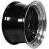 HT179GTAB GTA Mesh Wheel Set, 1982-1992 Pontiac Firebird GTA [Size: 17"x9"] Black Finish - image 2